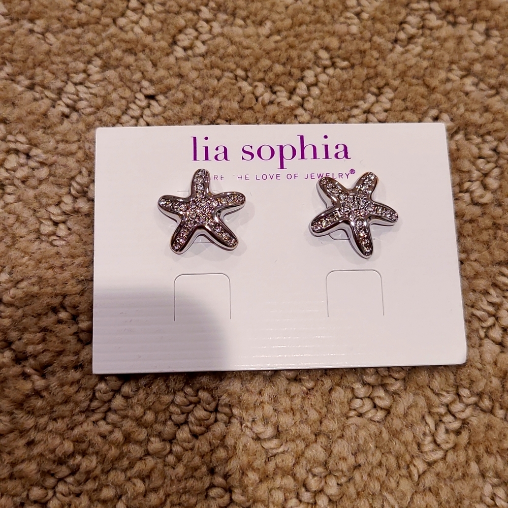 Lia Sophia Star Earrings
